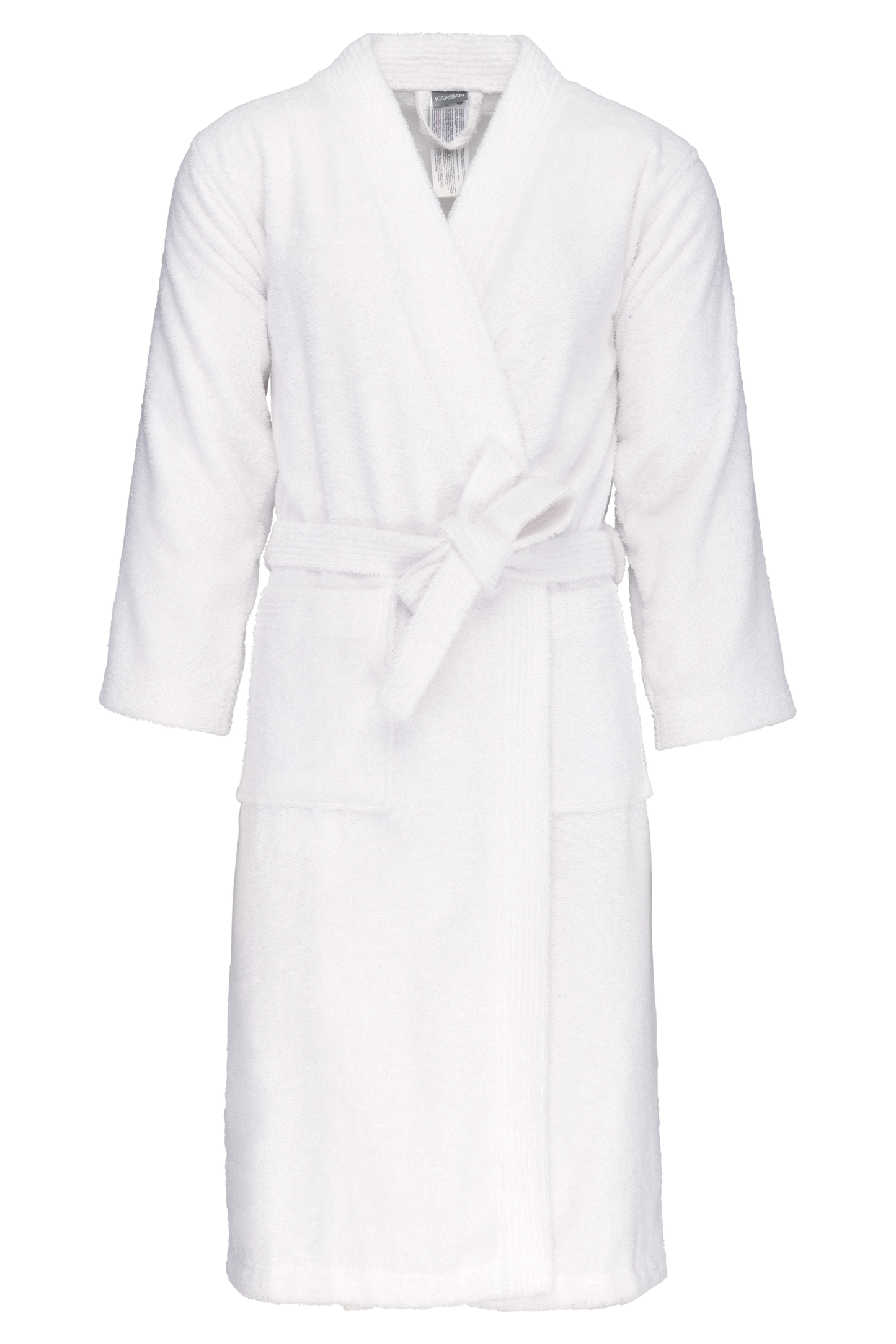 Premium medvilninis kimono stiliaus SPA chalatas — naturalusdrabuziai.lt