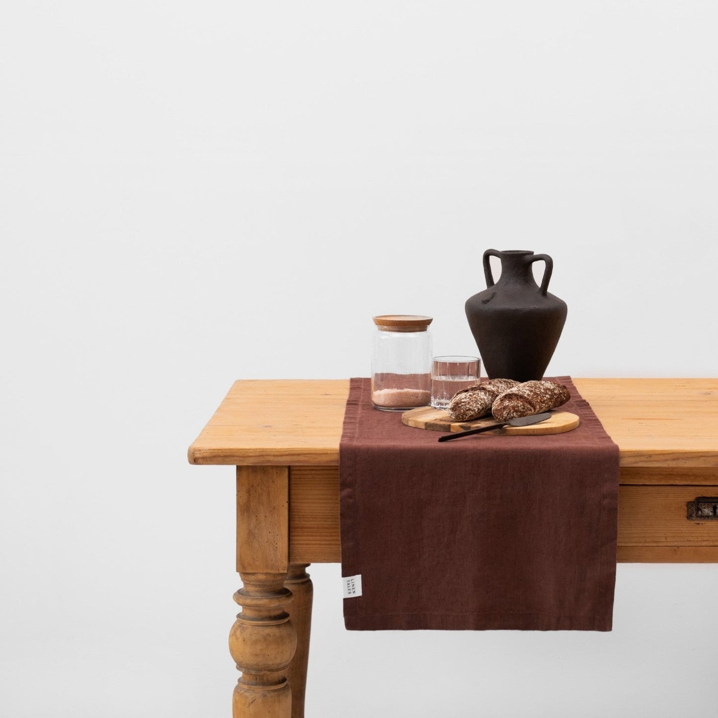 Chocolate lino stalo takelis — naturalusdrabuziai.lt