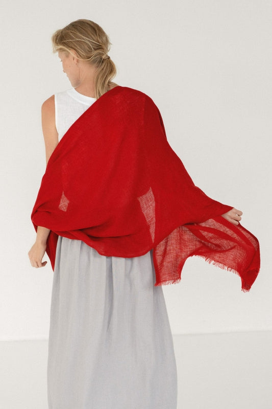 Lava Falls Linen Woodbine Scarf