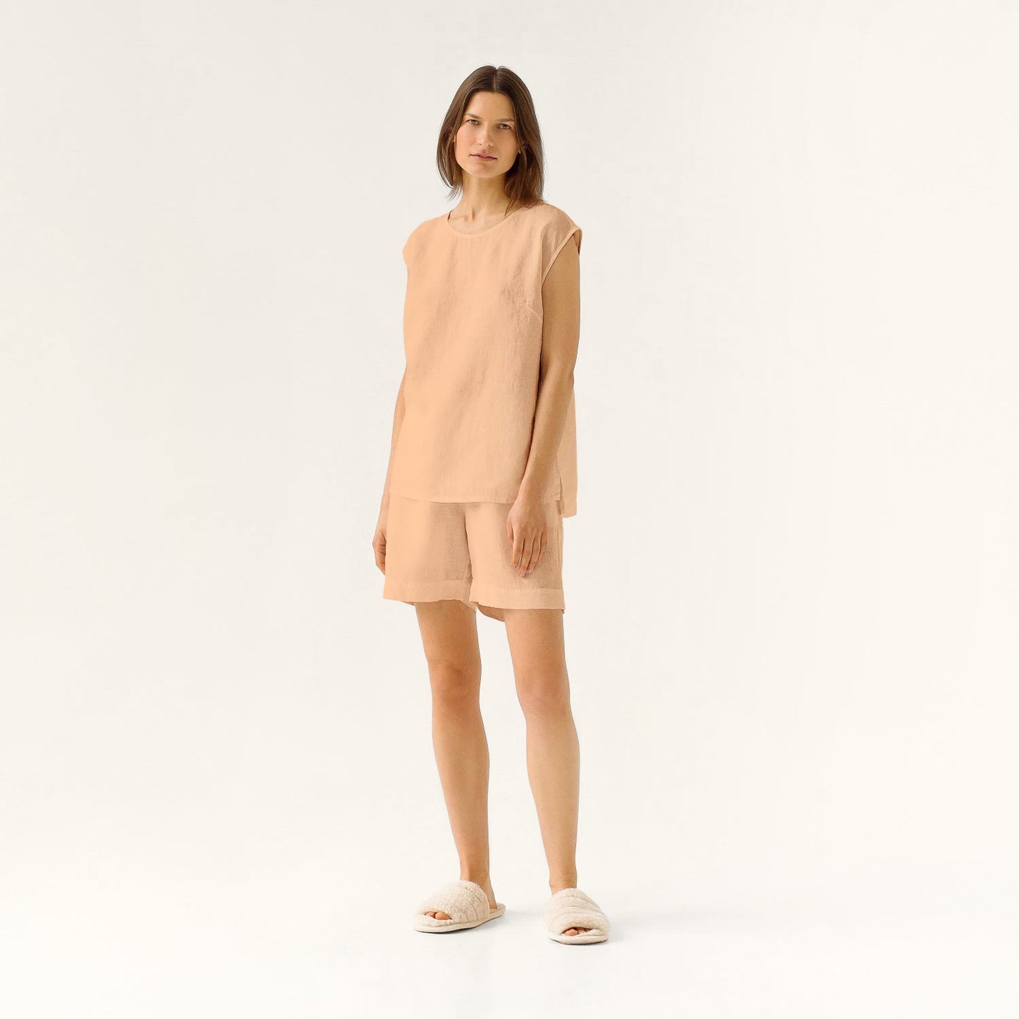 Maple Sugar lino Verbena Pyjama rinkinys — naturalusdrabuziai.lt