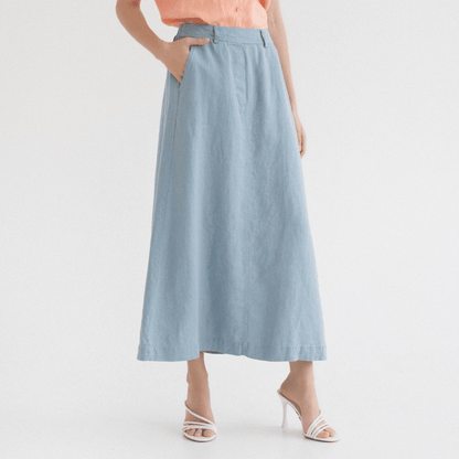 Allure Linen Gardenia Skirt