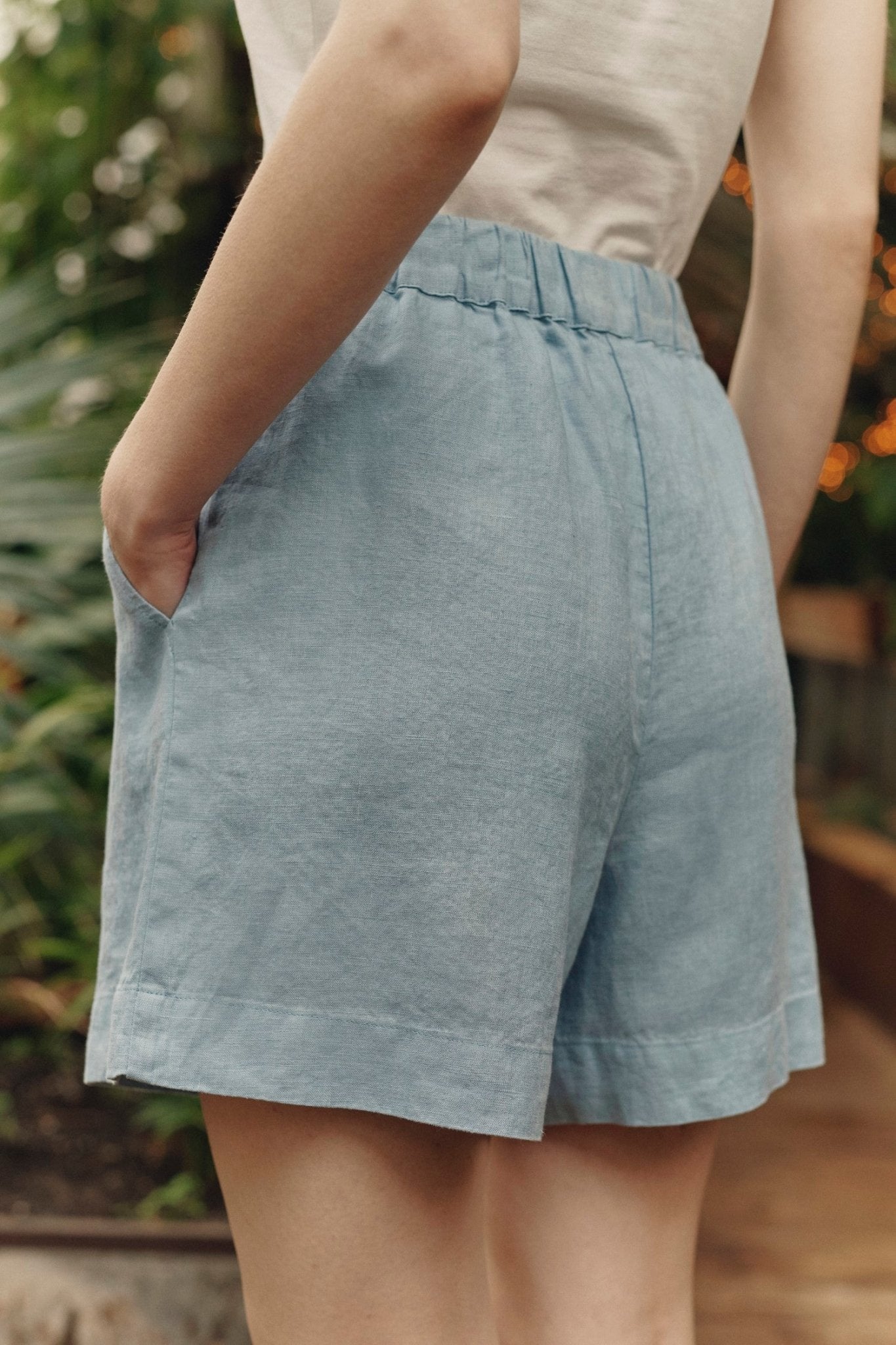 Allure lino Hip-Hop šortai — naturalusdrabuziai.lt