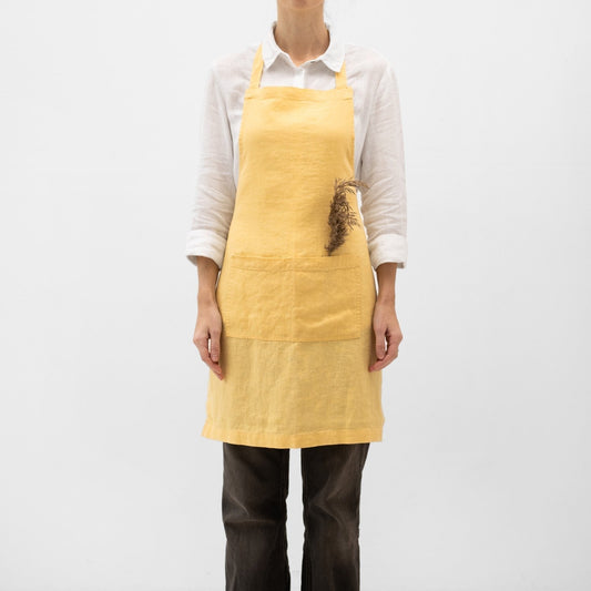 Butter lino kasdienė prijuostė — naturalusdrabuziai.lt