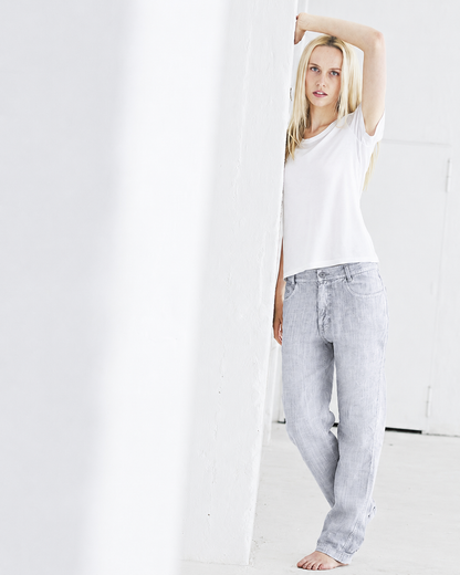 Klasikinės 100% kanapių kelnės (unisex) – Platinump
