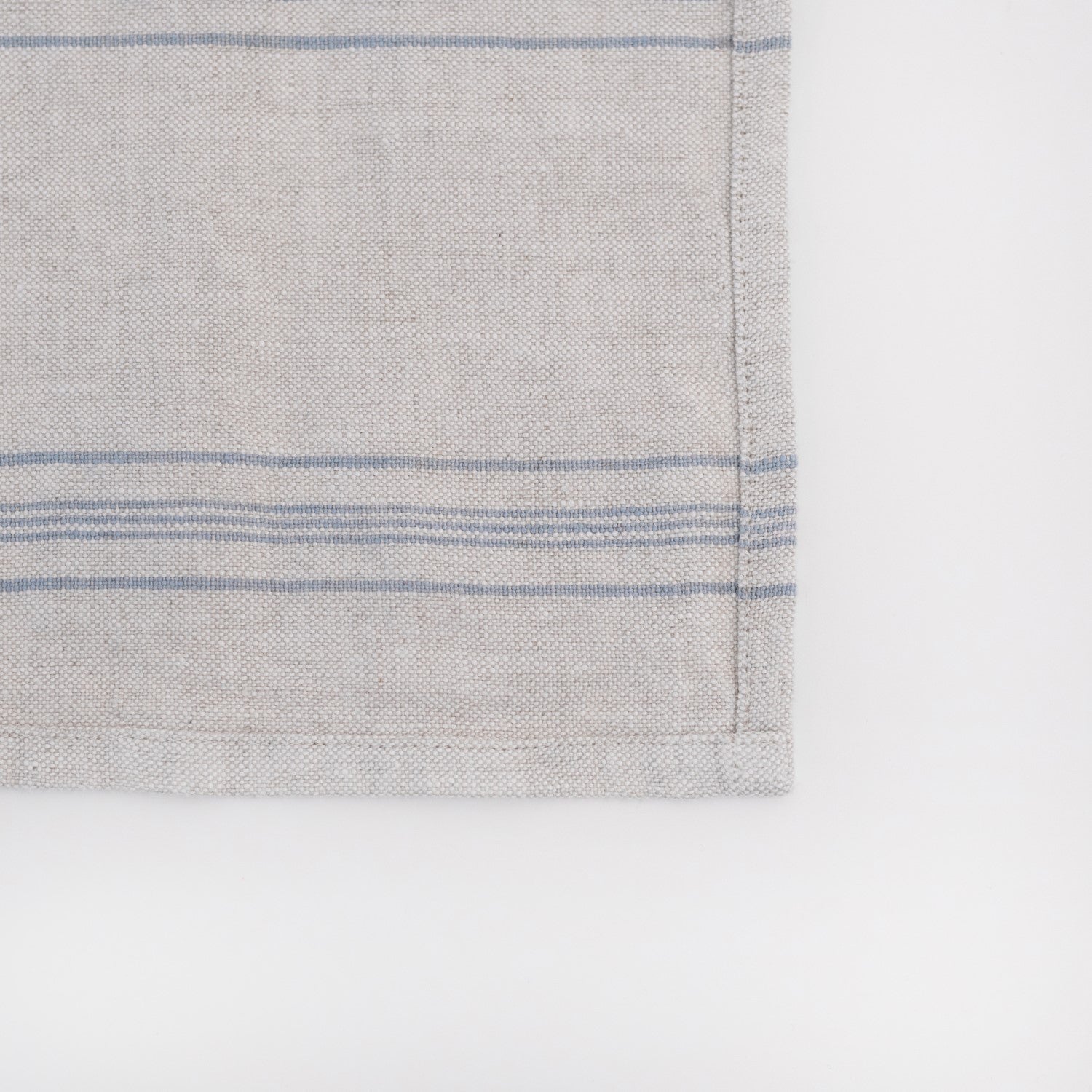 Grey Blue Wide Rustic lino servetėlių rinkinys 2 vnt. — naturalusdrabuziai.lt