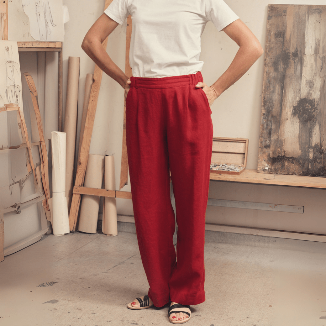 Lava Falls Linen Willow Trousers