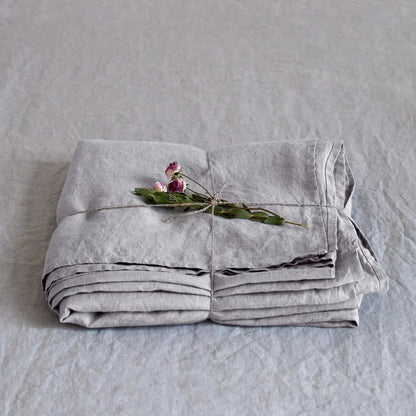 Light Grey lino paklodė — naturalusdrabuziai.lt