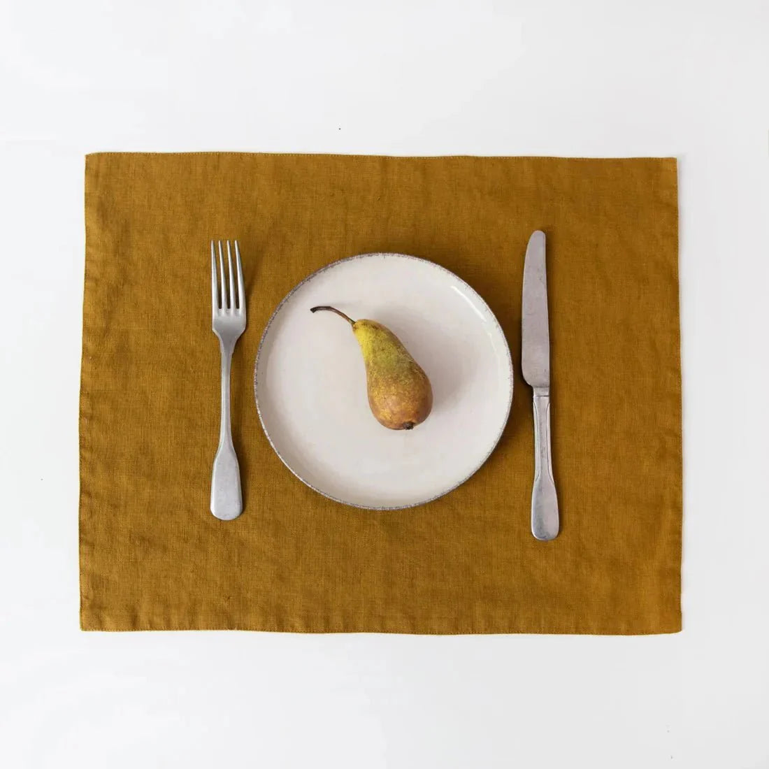 LIMITED EDITION Bronze lino staltiesėlė — naturalusdrabuziai.lt