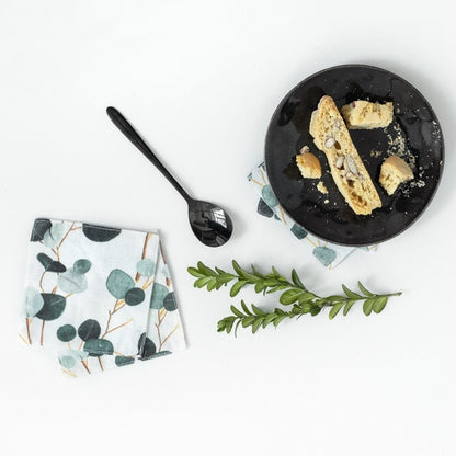 LIMITED EDITION Eucalyptus lino padėkliukų rinkinys 4 vnt. — naturalusdrabuziai.lt