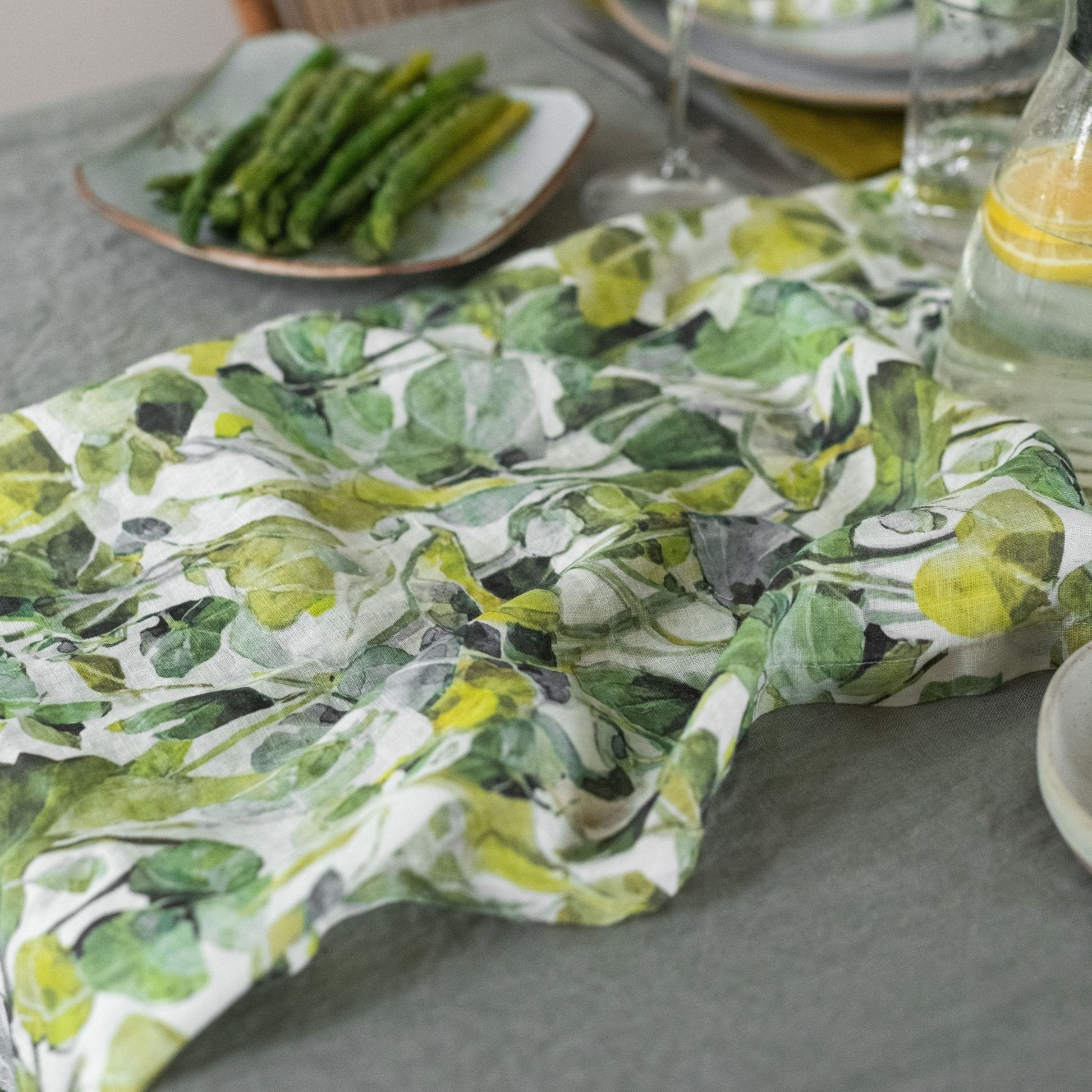 LIMITED EDITION Lotus lino stalo takelis — naturalusdrabuziai.lt