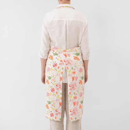 LIMITED EDITION Wildflower Flow lino šefo prijuostė — naturalusdrabuziai.lt