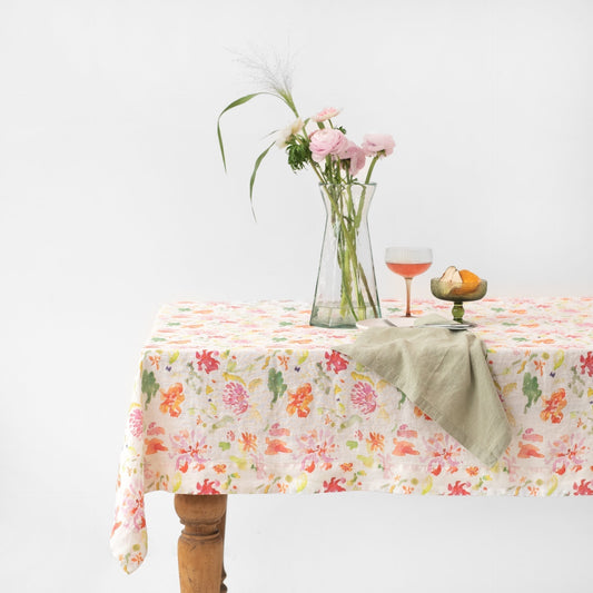 LIMITED EDITION Wildflower Flow lino staltiesė — naturalusdrabuziai.lt