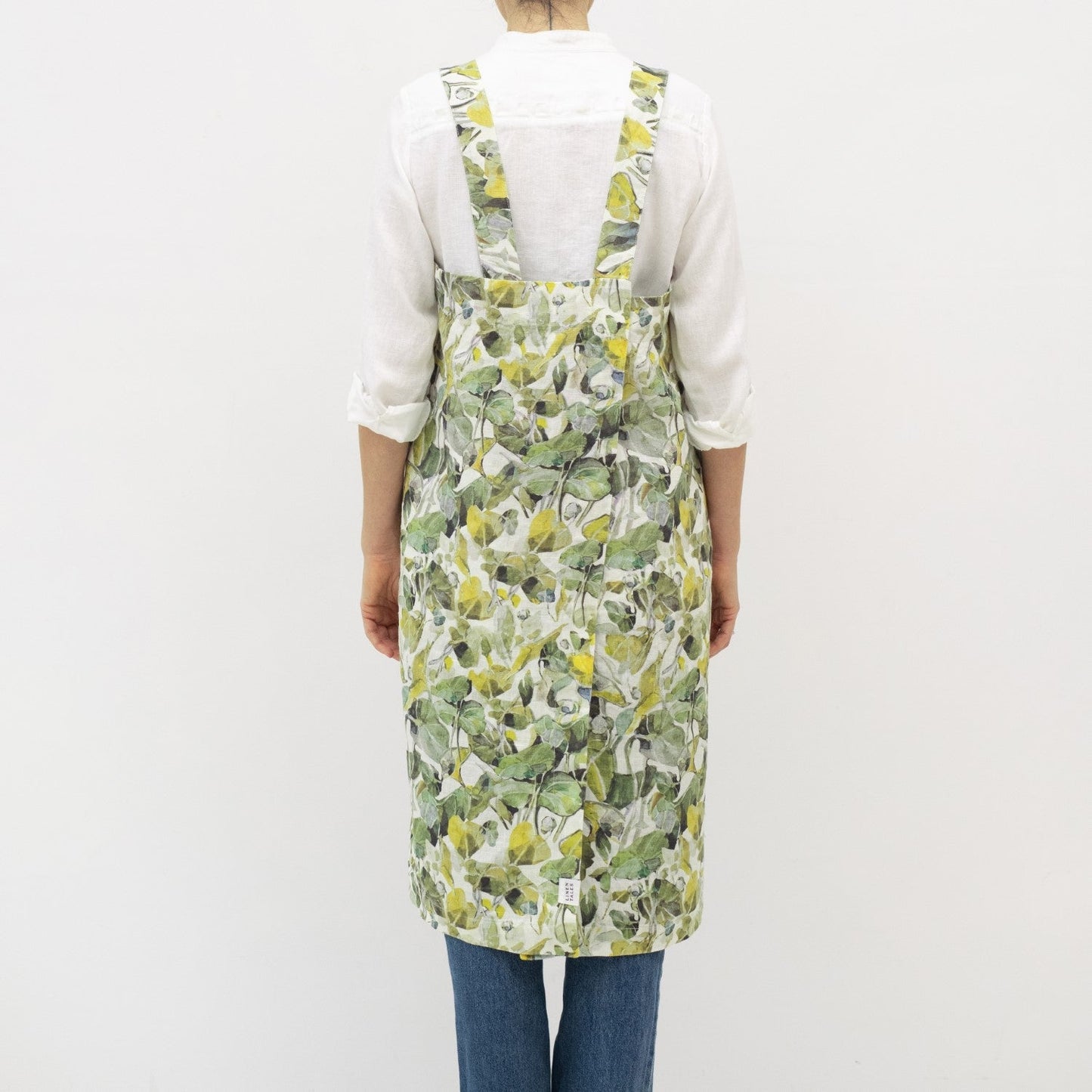 lino Tales Lotus lino Pinafore prijuostė — naturalusdrabuziai.lt