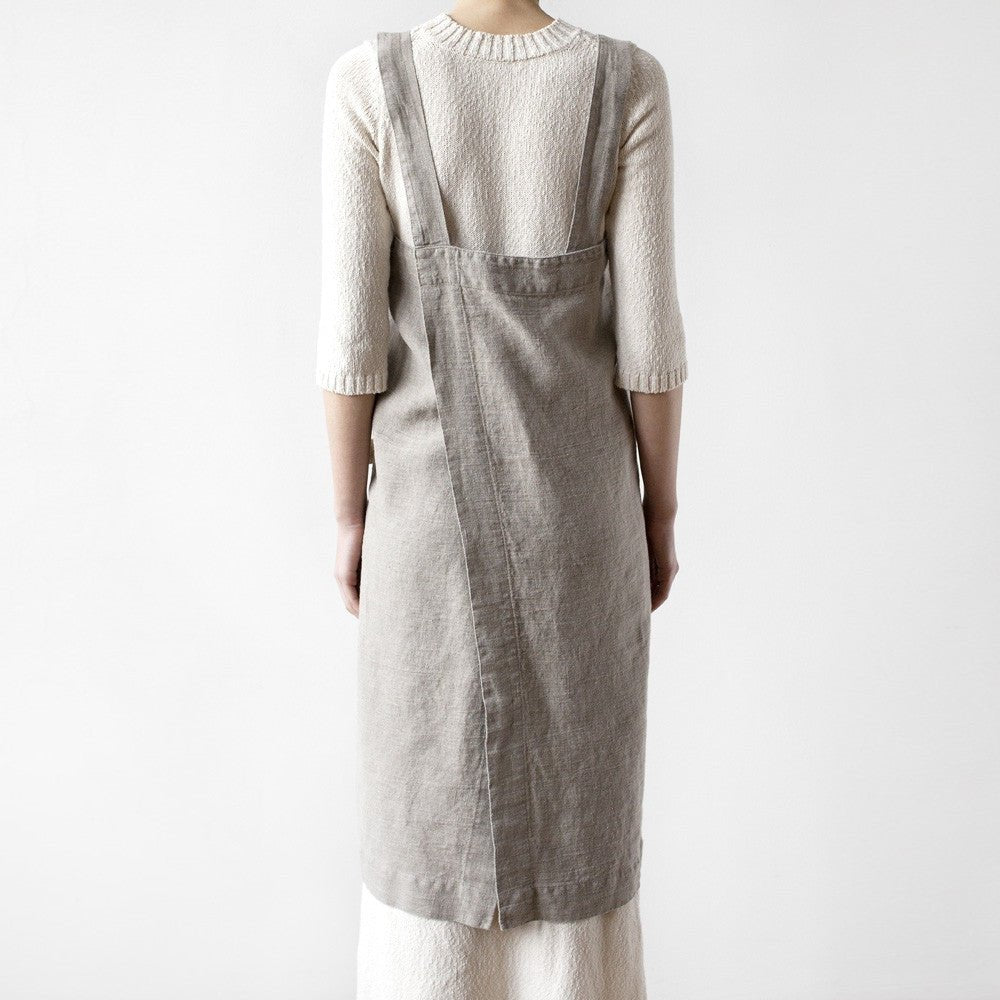 lino Tales Natural lino Pinafore prijuostė — naturalusdrabuziai.lt