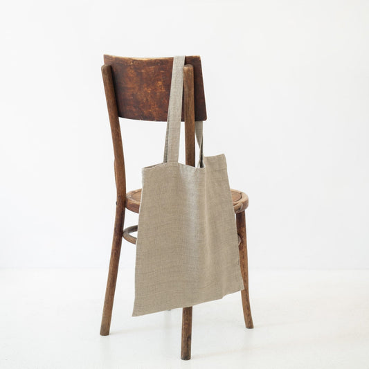 lino Tales Natural lino pirkinių krepšys — naturalusdrabuziai.lt