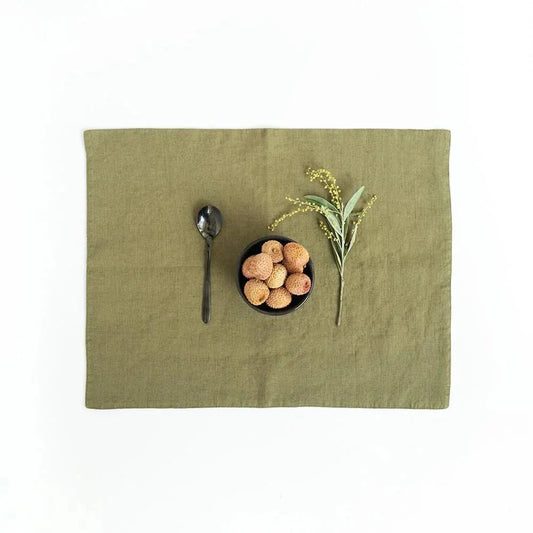Martini Olive lino staltiesėlė — naturalusdrabuziai.lt
