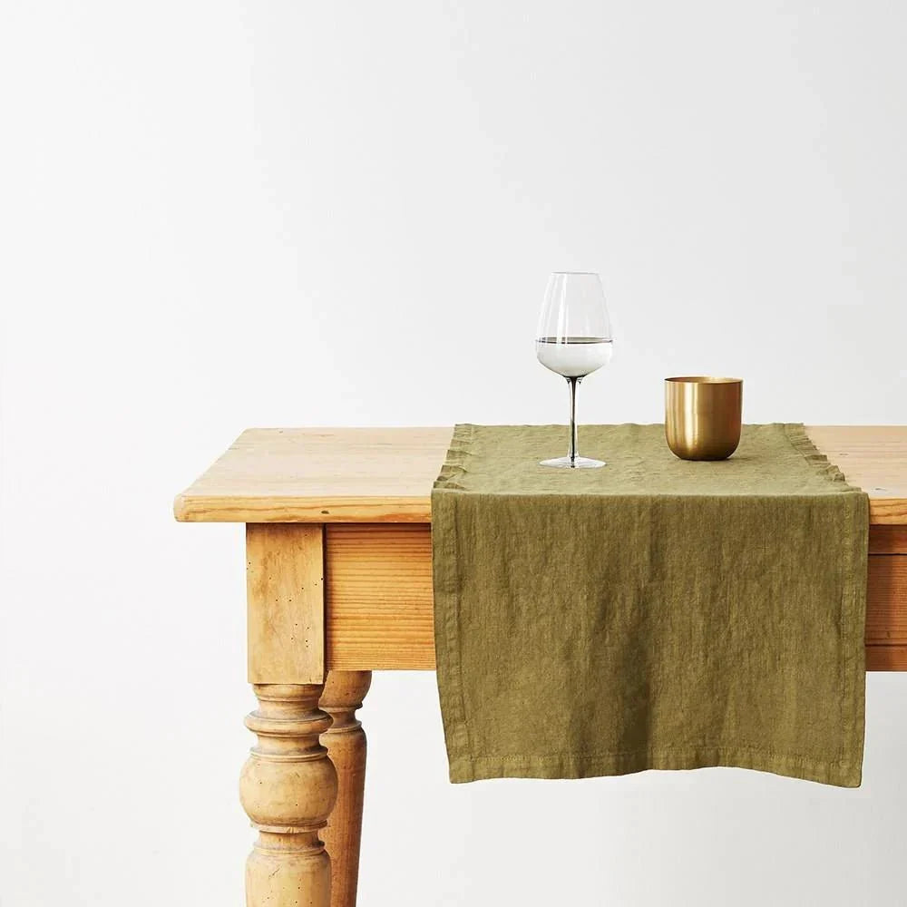 Martini Olive lino stalo takelis — naturalusdrabuziai.lt