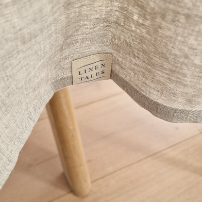 Melange Lightweight lino staltiesė — naturalusdrabuziai.lt