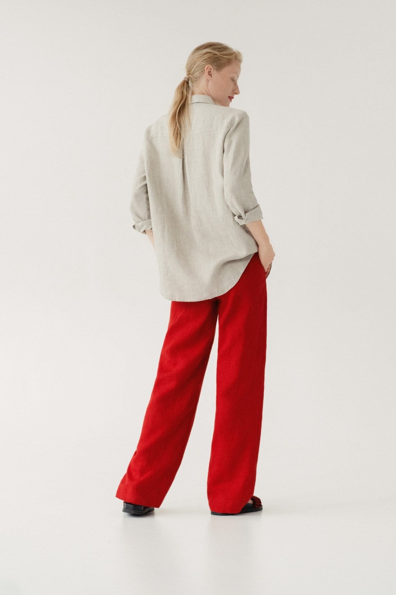 Melange Linen Azalea Shirt