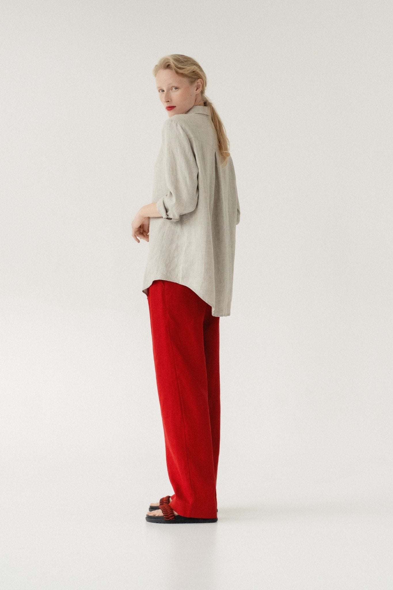 Melange Linen Azalea Shirt