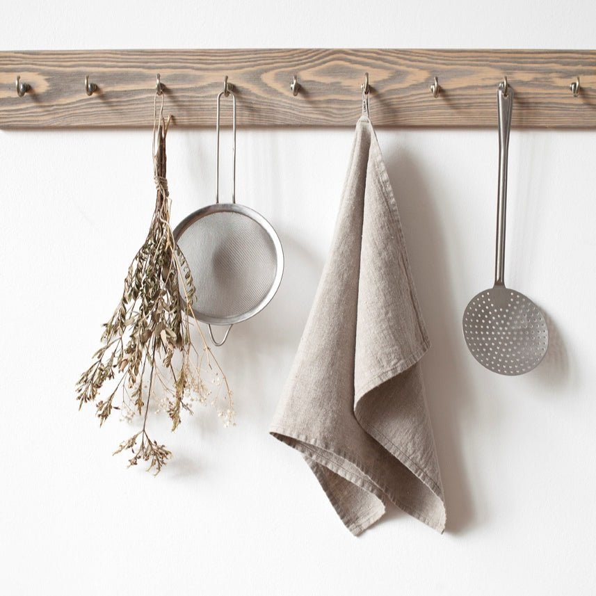 Natural lino virtuvinė servetė — naturalusdrabuziai.lt