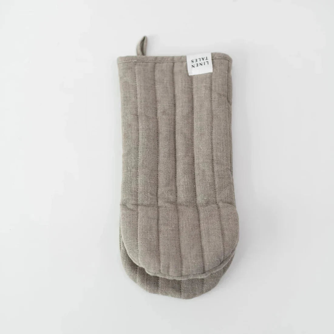 Natural lino virimo pirštinė — naturalusdrabuziai.lt