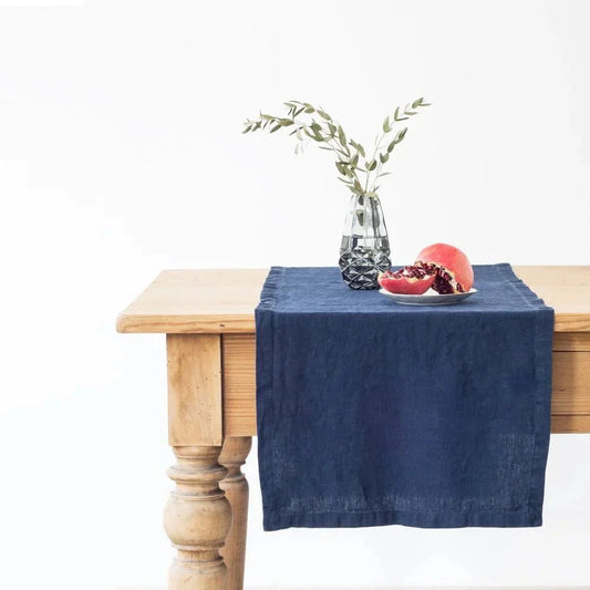 Navy lino stalo takelis — naturalusdrabuziai.lt