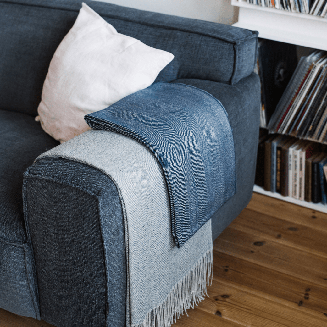 Off-White lino pagalvėlės užvalkalas — naturalusdrabuziai.lt