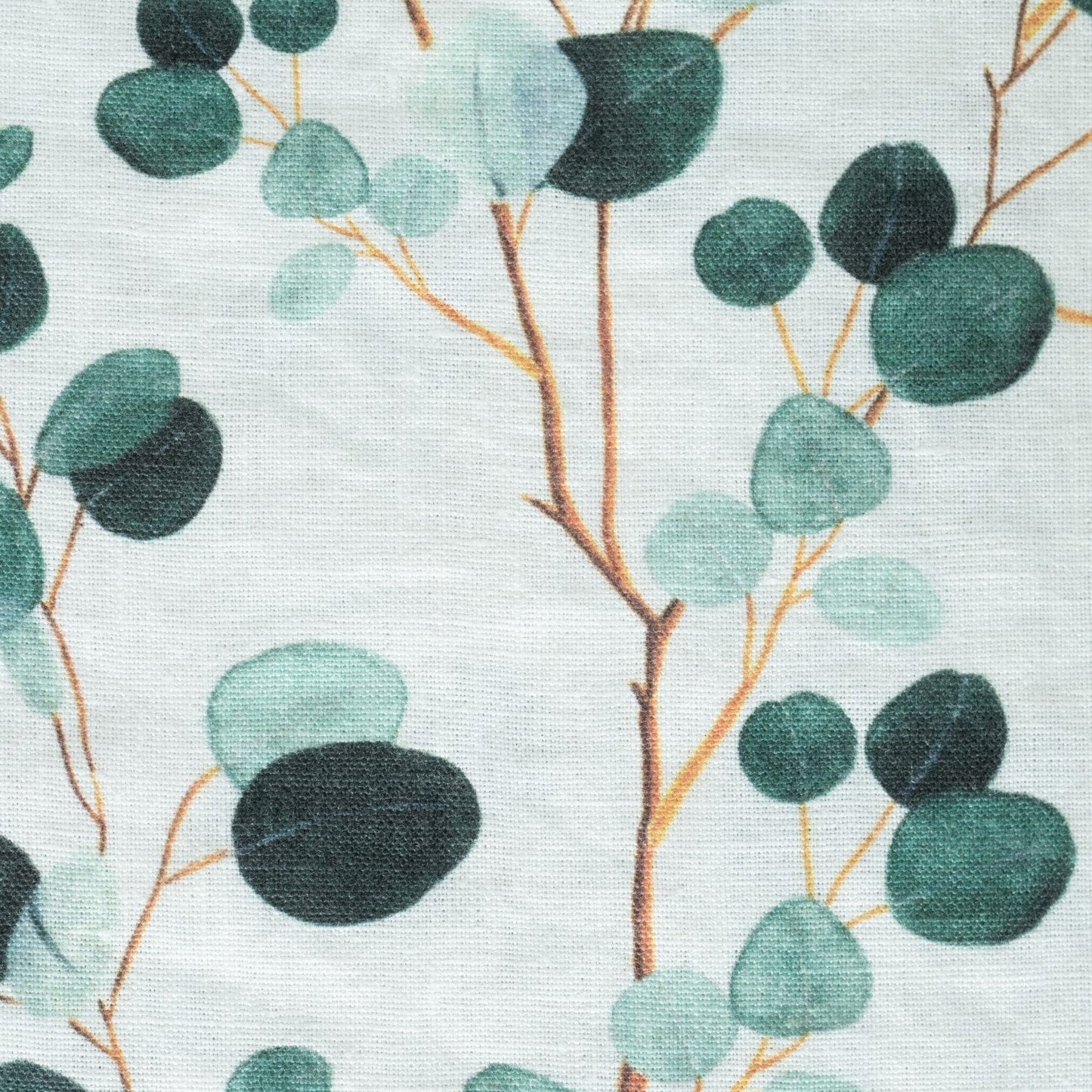 Unwashed LIMITED EDITION Eucalyptus lino Fabric 185 g/sq.m — naturalusdrabuziai.lt