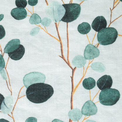 Unwashed LIMITED EDITION Eucalyptus lino Fabric 185 g/sq.m — naturalusdrabuziai.lt
