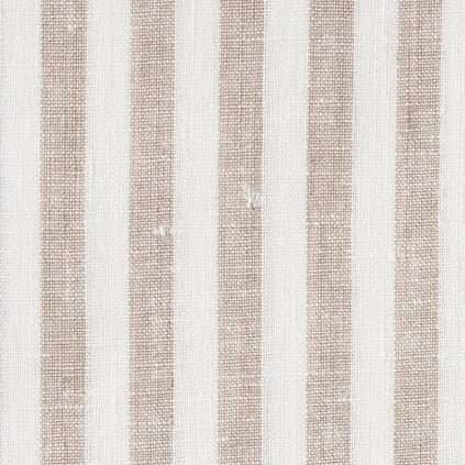 Unwashed Natural Stripes lino Fabric 190 g/sq.m — naturalusdrabuziai.lt
