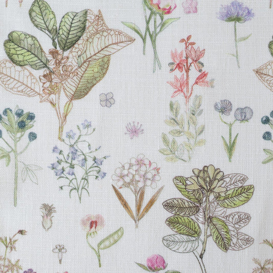 Unwashed White Botany lino Fabric 185 g/sq.m — naturalusdrabuziai.lt